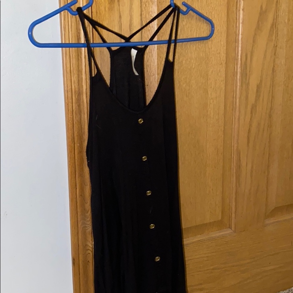 Active USA Black Tank Top